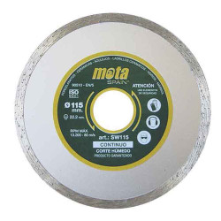 Disco diamantado liso humedo ø115 mm clp18