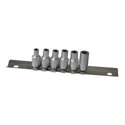 Bocallaves 1/4", juego 6 piezas