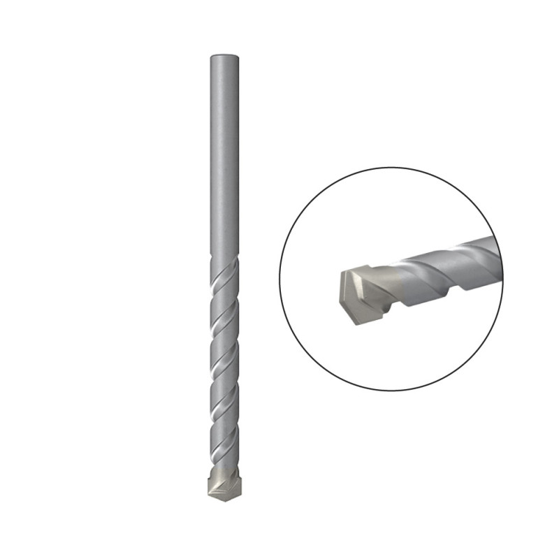 Broca para piedra d-s hm ø8,00 x 67 / 120 mm