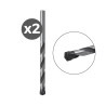Broca percusión e, 2 uds, ø4,00 x 75 mm