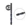 Broca para metal hss-r din 338, 2 uds, ø2,00 x 24/49 mm