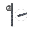 Broca para metal hss-r din 338, 2 uds, ø3,50 x 39/70 mm