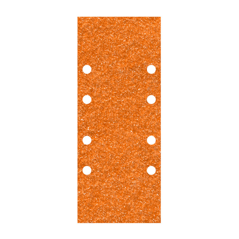 Hojas de lijar de corindón perforadas, 93 x 230 mm, grano 120, pack 5 uds