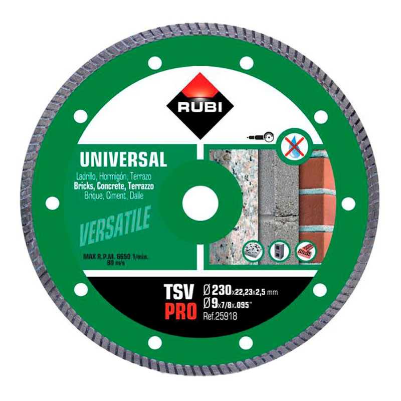 Disco diamantado tsv pro ø230 mm