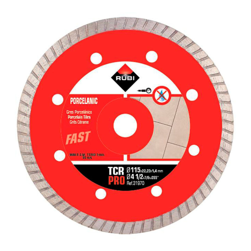Disco diamantado tcr pro ø115 mm