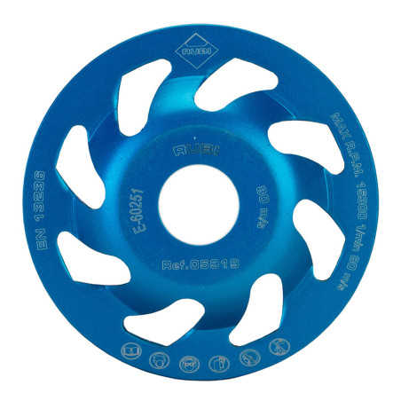 Muela desbaste fan cup para hormigón ø100 mm