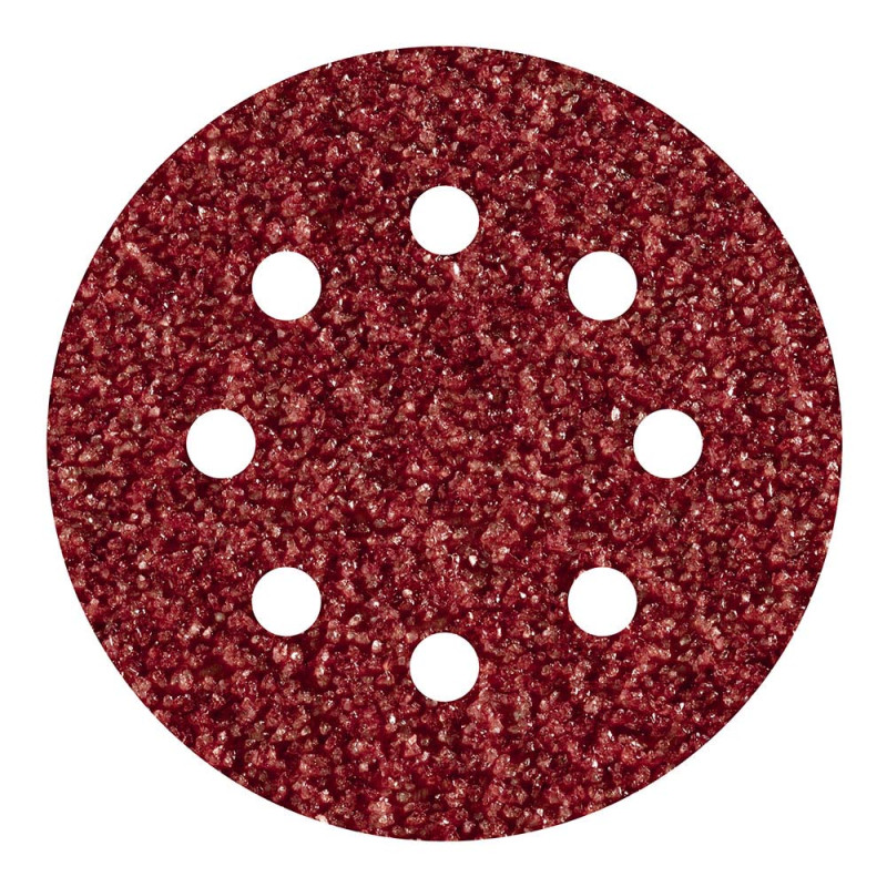 Discos adhesivos de lijar corindón, ø125 mm, grano60, set 5 uds