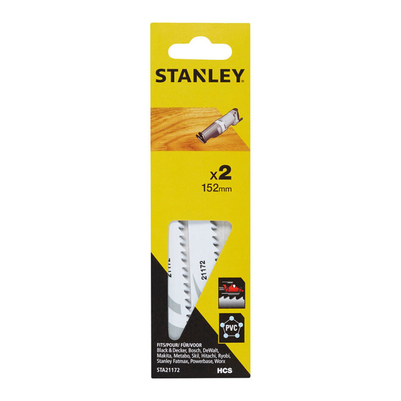 Hojas sierra sable 15,2 cm corte fino y recto, pack 2 uds