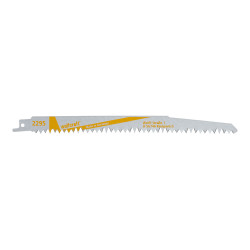 Hojas de sierra de sable cv, madera, basto, longitud 230 mm, pack 2 uds