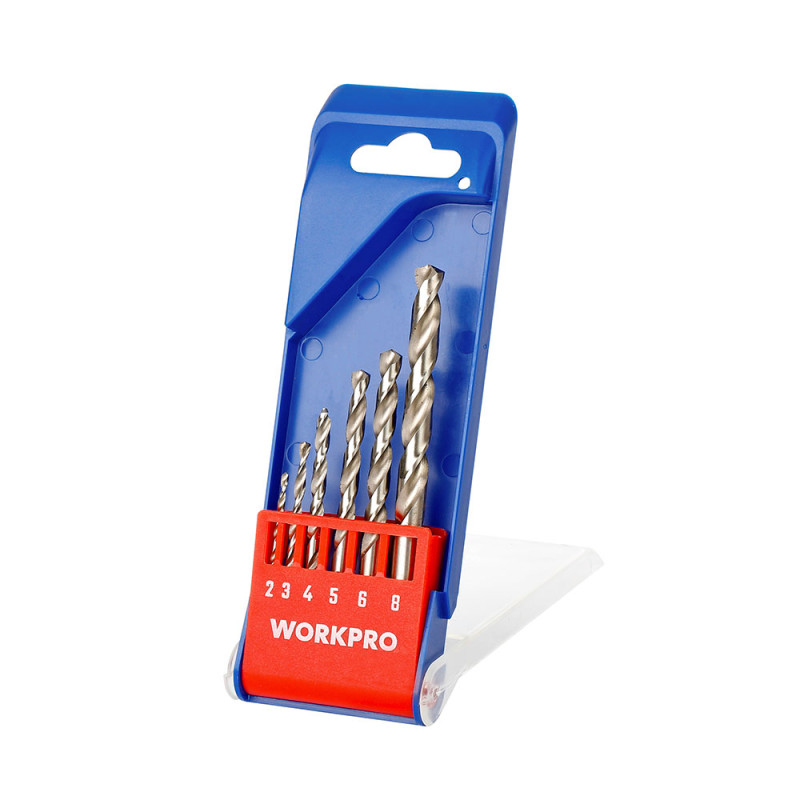 Brocas para metal, juego 6 piezas