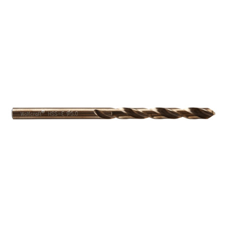 Broca para metal hss cobalto rectificada, ø5,00x 86 mm