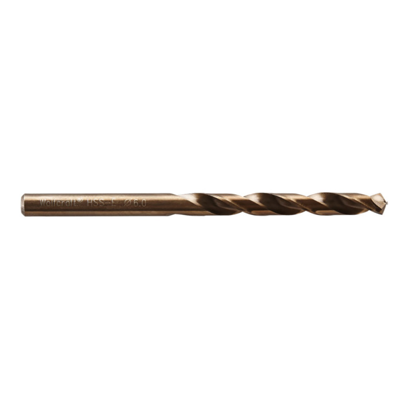 Broca para metal hss cobalto rectificada, ø6,00 x 93 mm