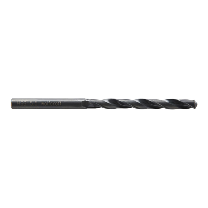 Broca para metal hss, forja por laminación, ø5,50x 93 mm