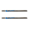 Hoja de sierra de calar hss 130 mm vástago t metal 2 uds