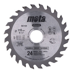 Sierra circular widia ø115 mm 24 dientes